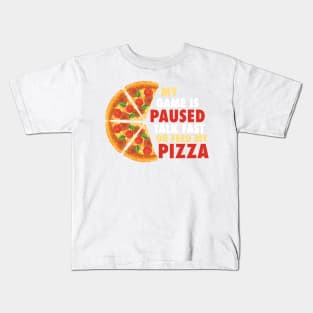 pizza gamer Kids T-Shirt